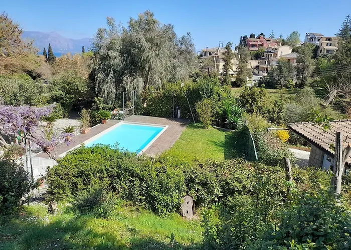 Corfu Town Mini Private Pool Gardens Vila Mantouki